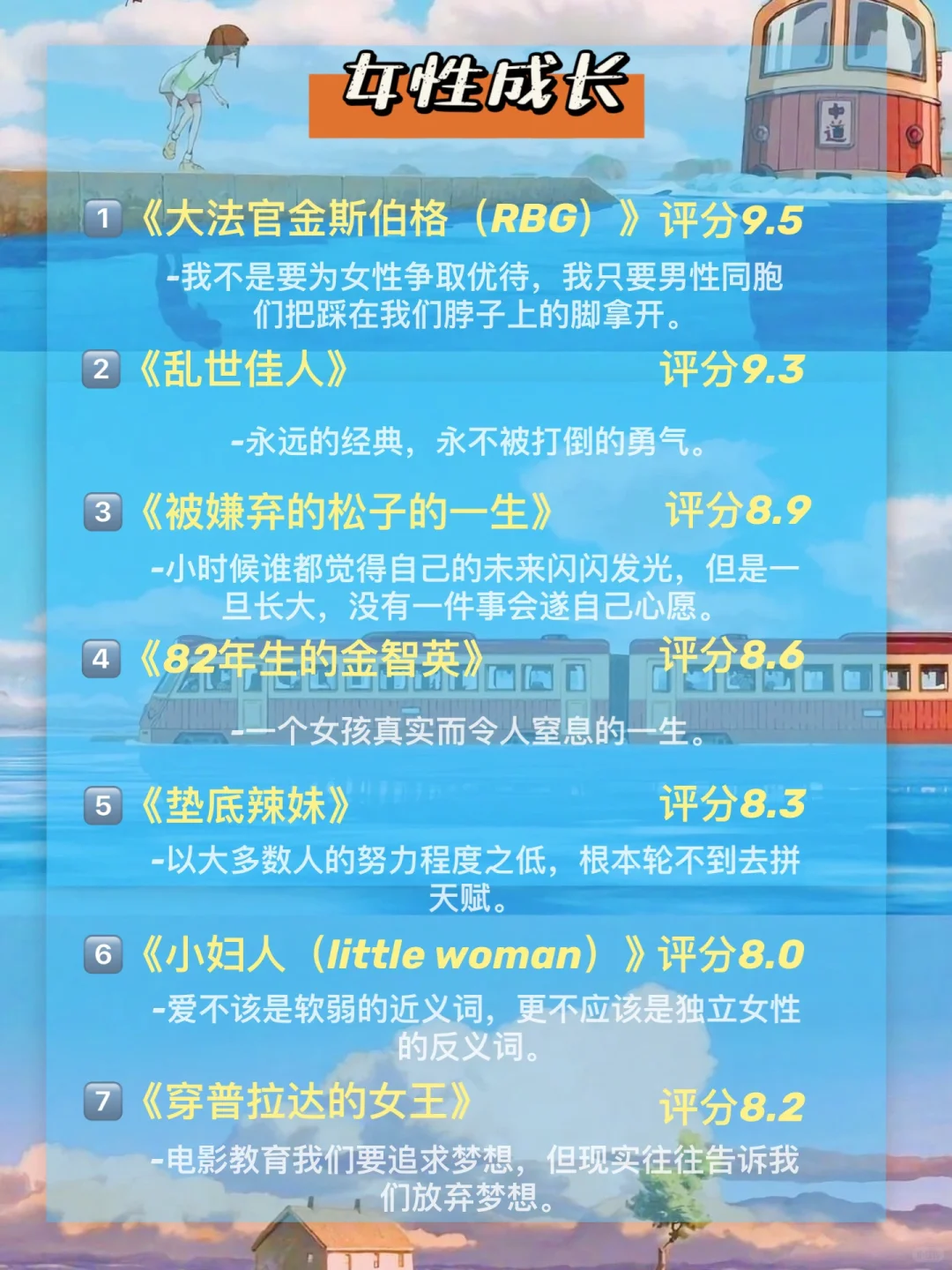 假期狂刷这56部高分电影🔥狠狠提升自己