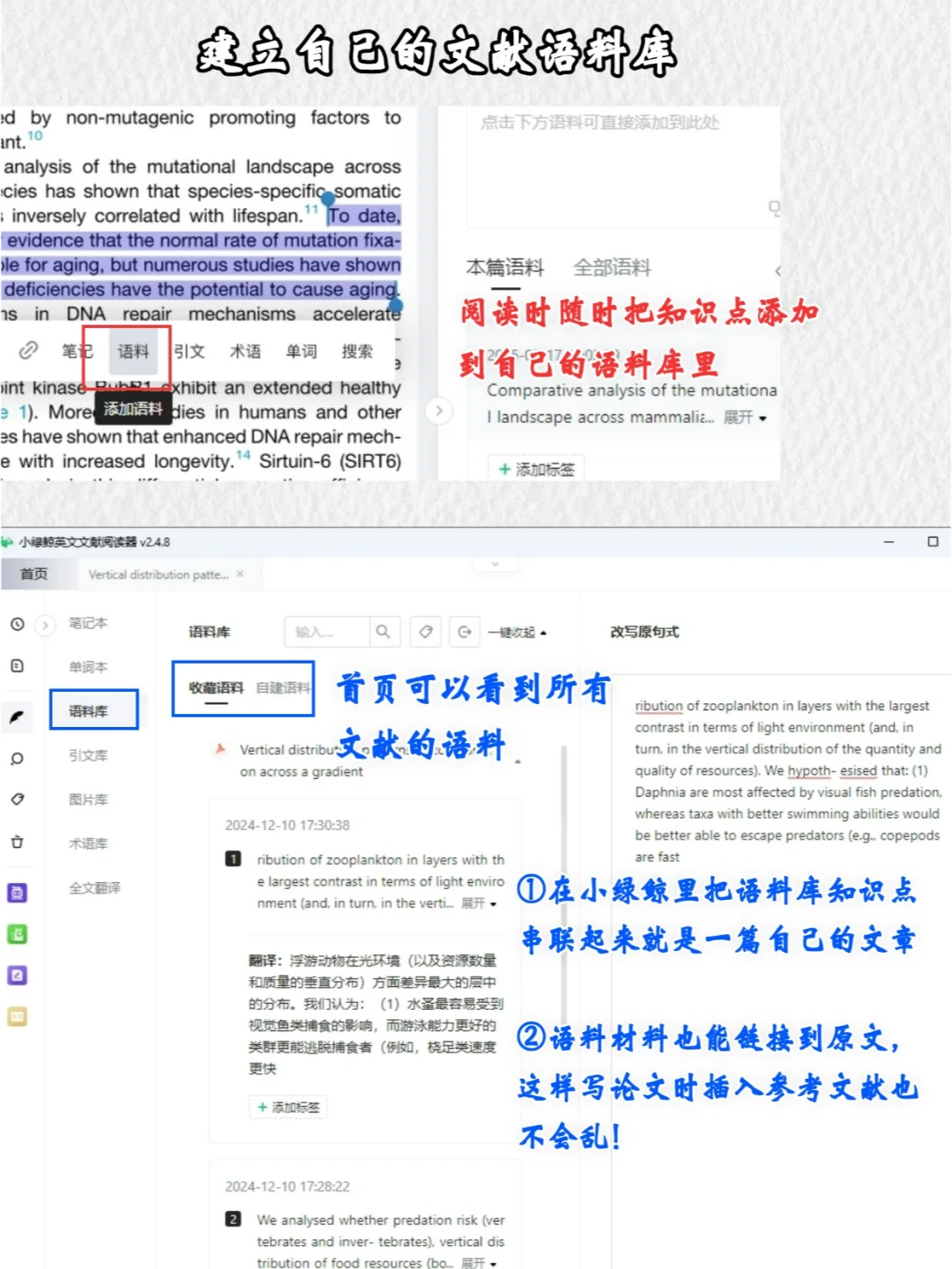 文献阅读软件 | zotero+小绿鲸读文献好香！