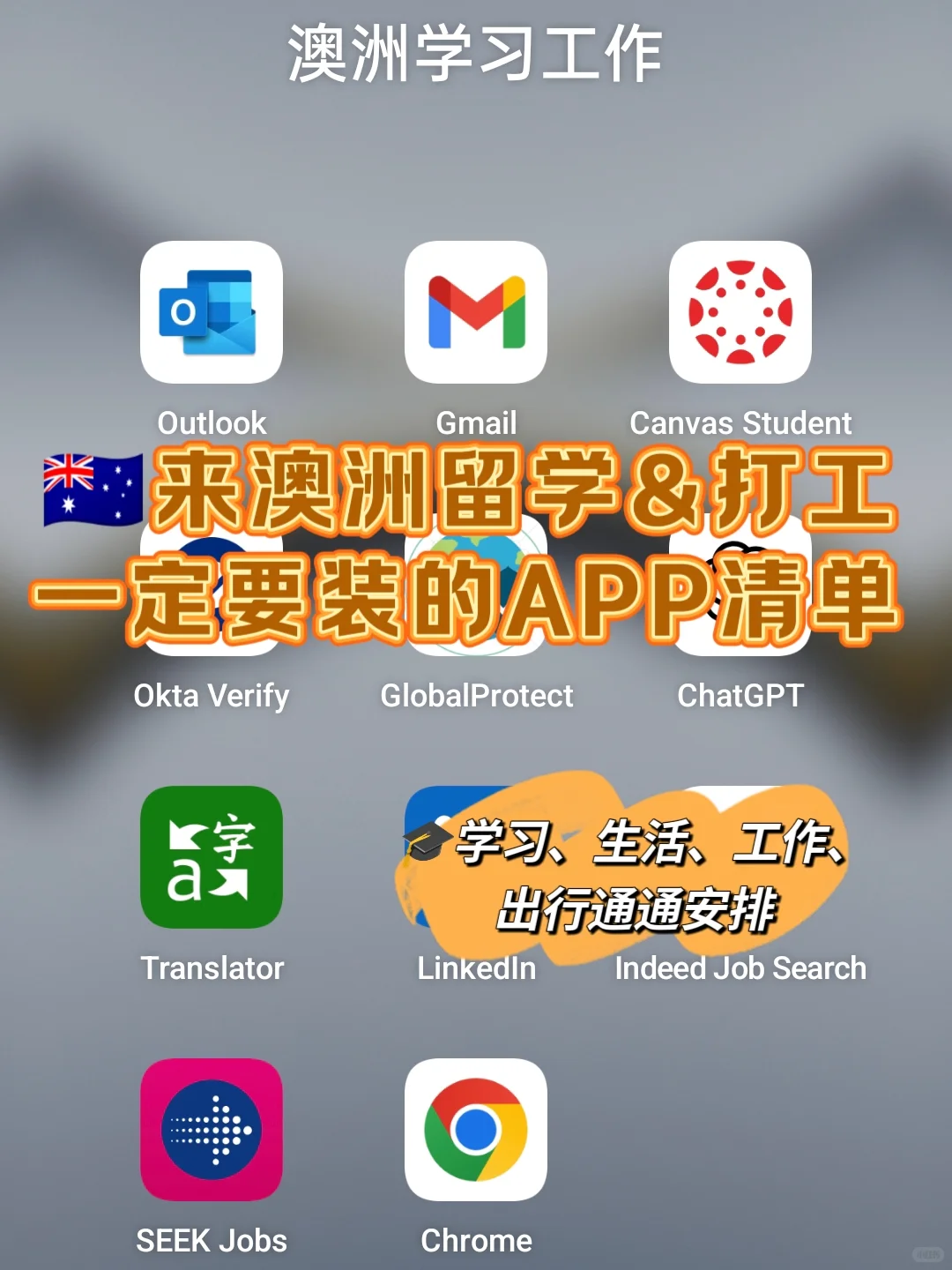 🇦🇺澳洲留学打工一定要装的APP盘点！
