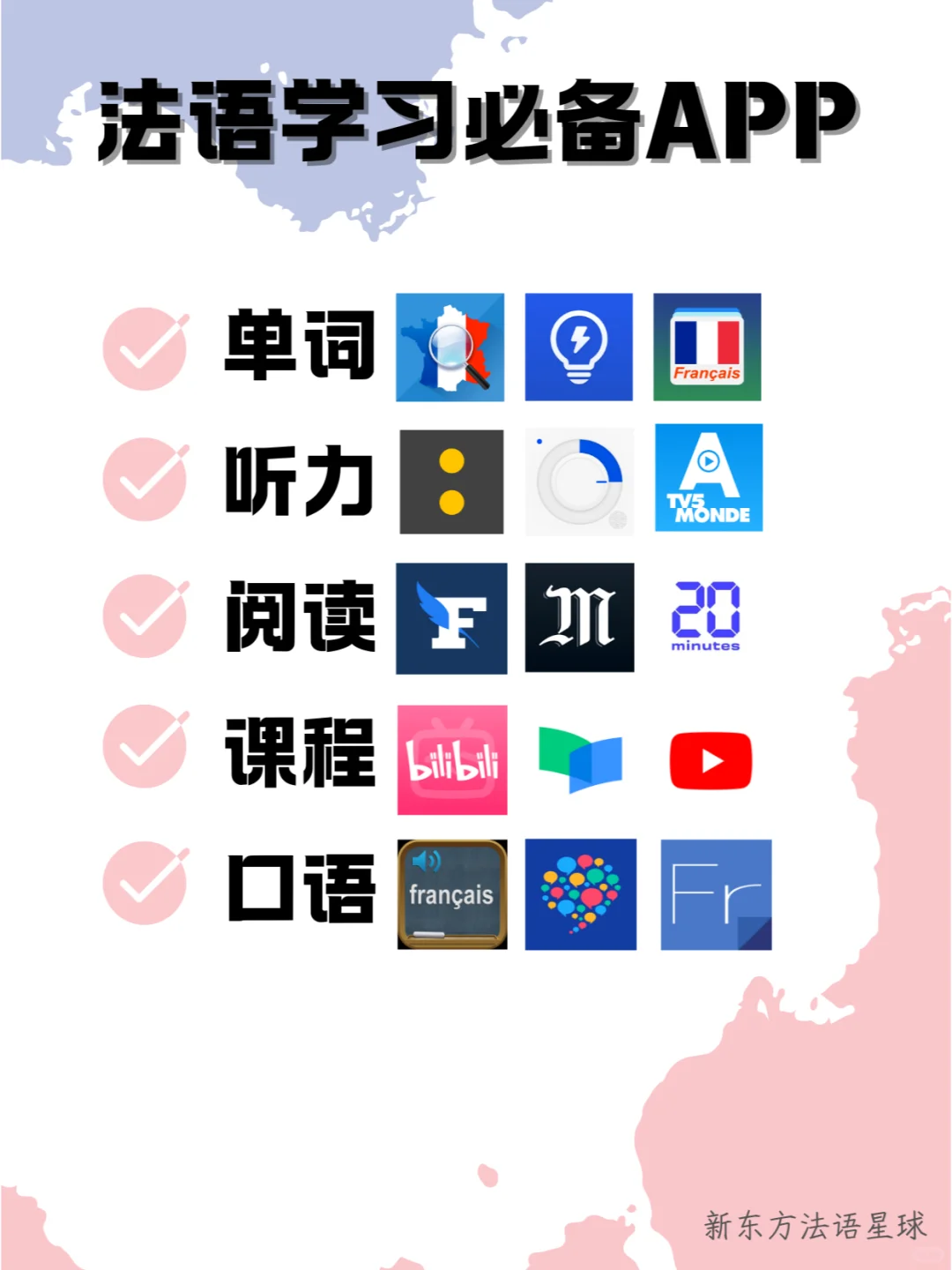 学法语，一定要知道的宝藏app