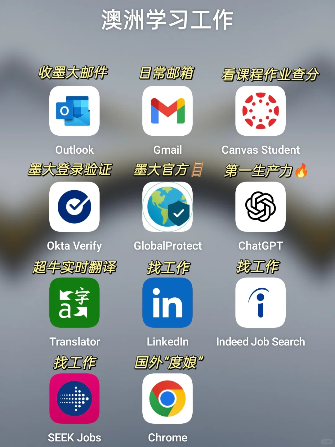 🇦🇺澳洲留学打工一定要装的APP盘点！