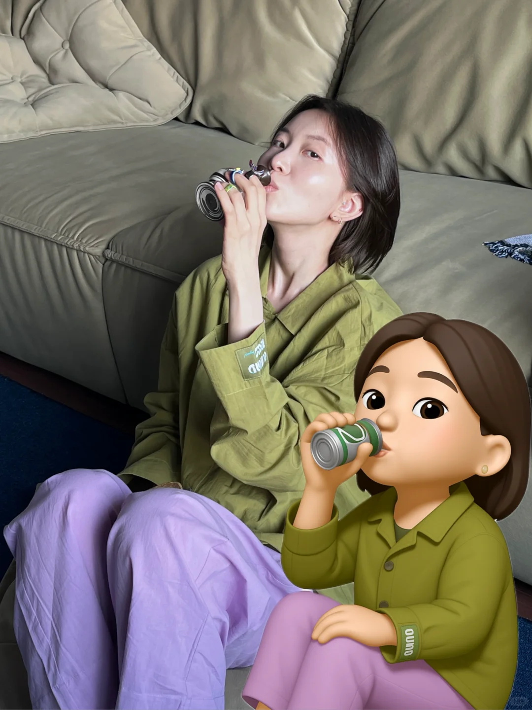 自己的emoji确实可爱😍