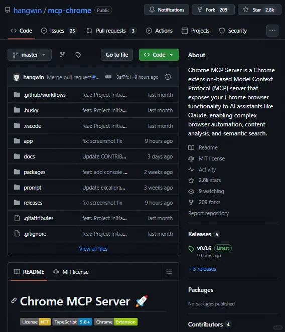 AI直接接管浏览器Chrome插件让我彻底躺平