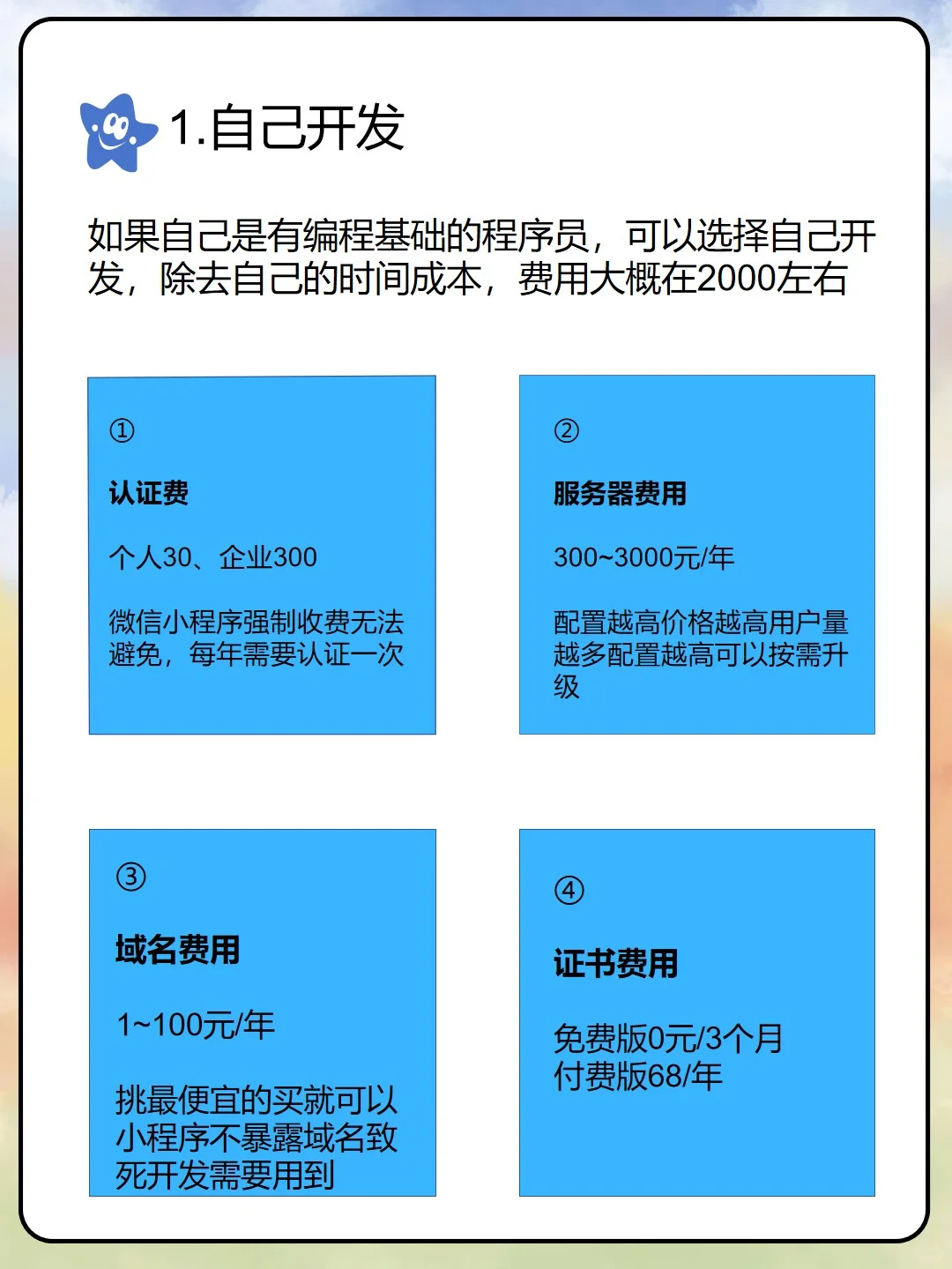 1万如何做出10万效果？小程序极致性价比