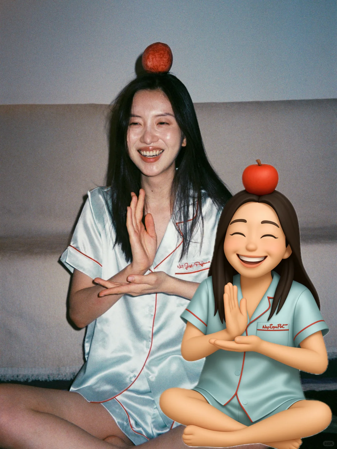 自己的emoji确实可爱😍