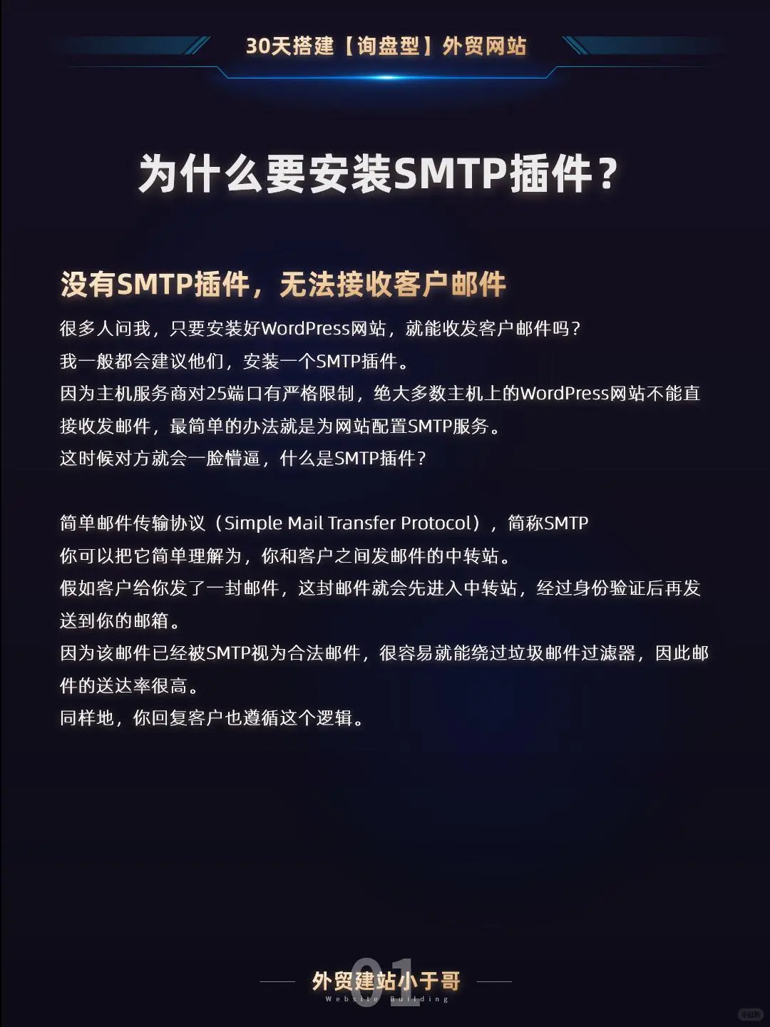 插件专题7：SMTP插件，接收客户邮件全靠它