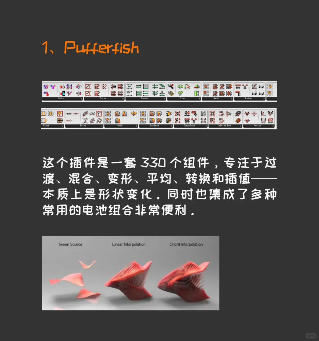 初学者常用的5个必备实用grasshopper插件