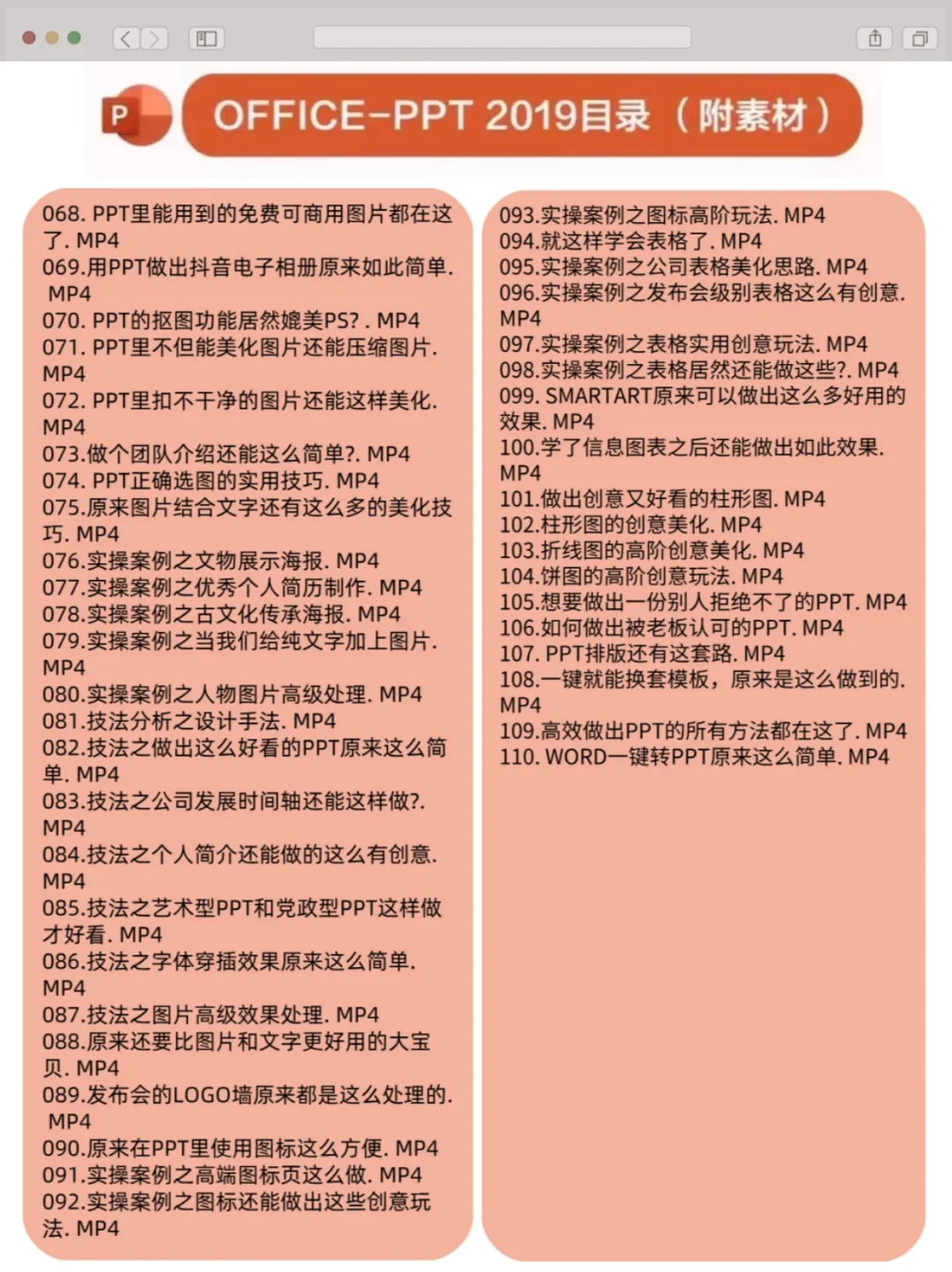 office办公软件自学| 全套视频教程 💯