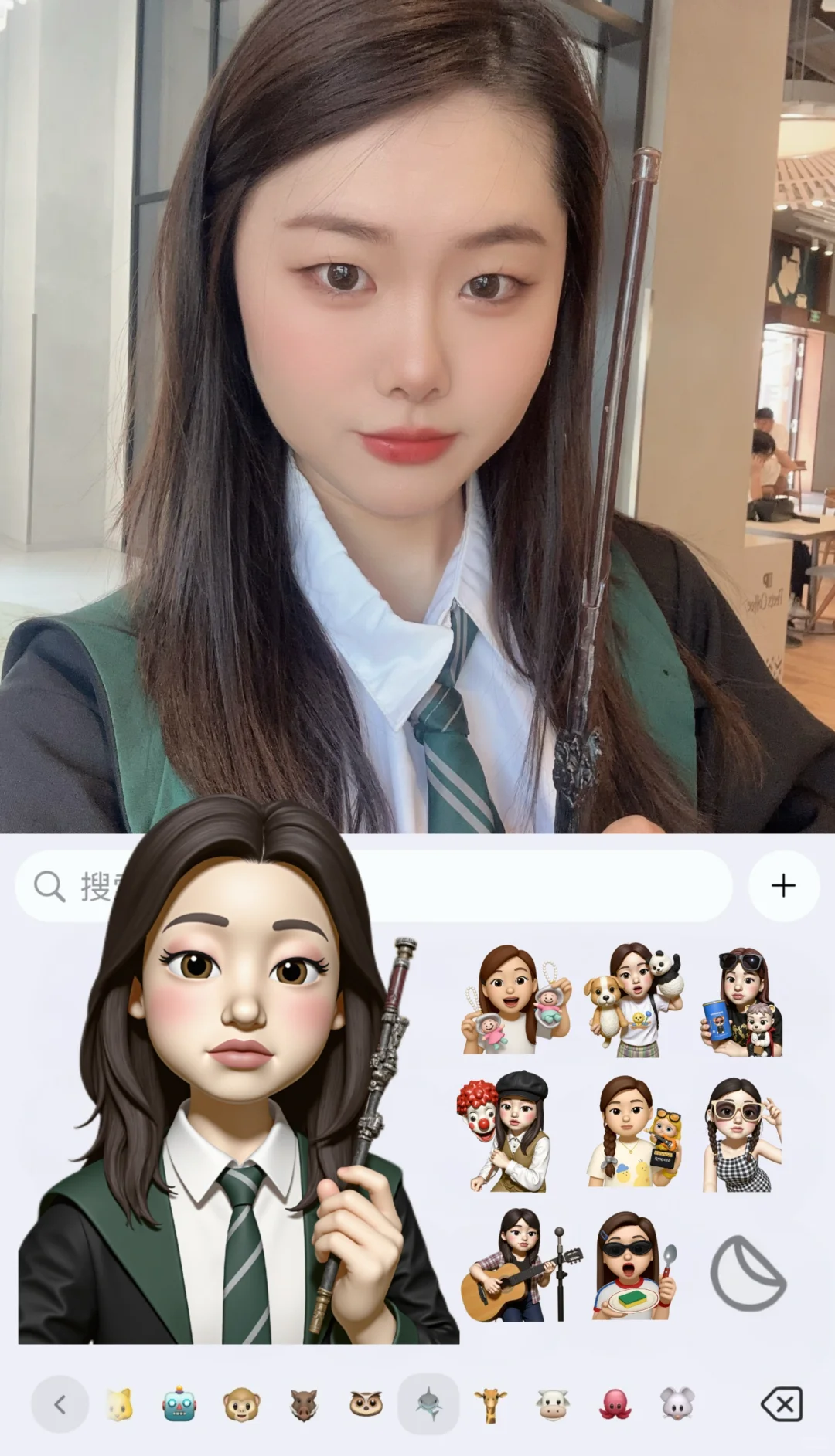 当自拍emoji化‼️我也有iOS同款表情包啦👅