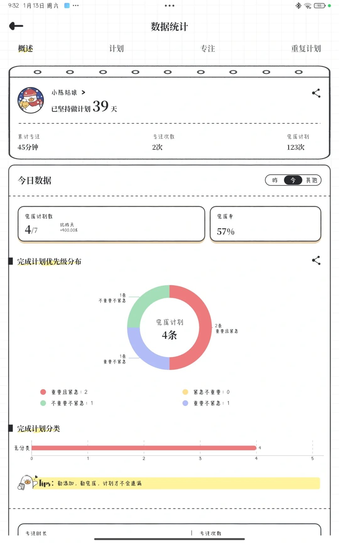 APP推荐▏一款很可爱的“计划清单APP”