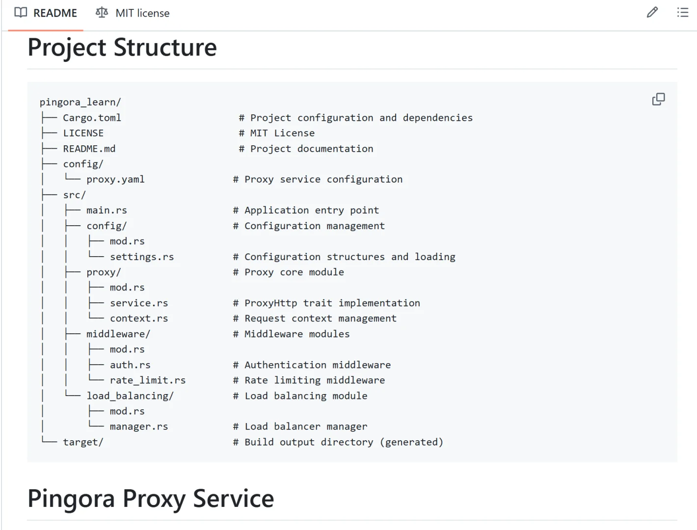 分享学习笔记，rust源码--pingora
