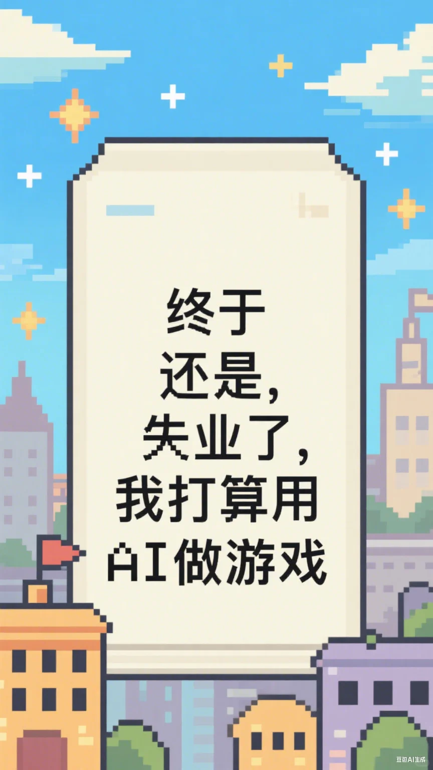 失业摆烂后，我开始用AI做游戏
