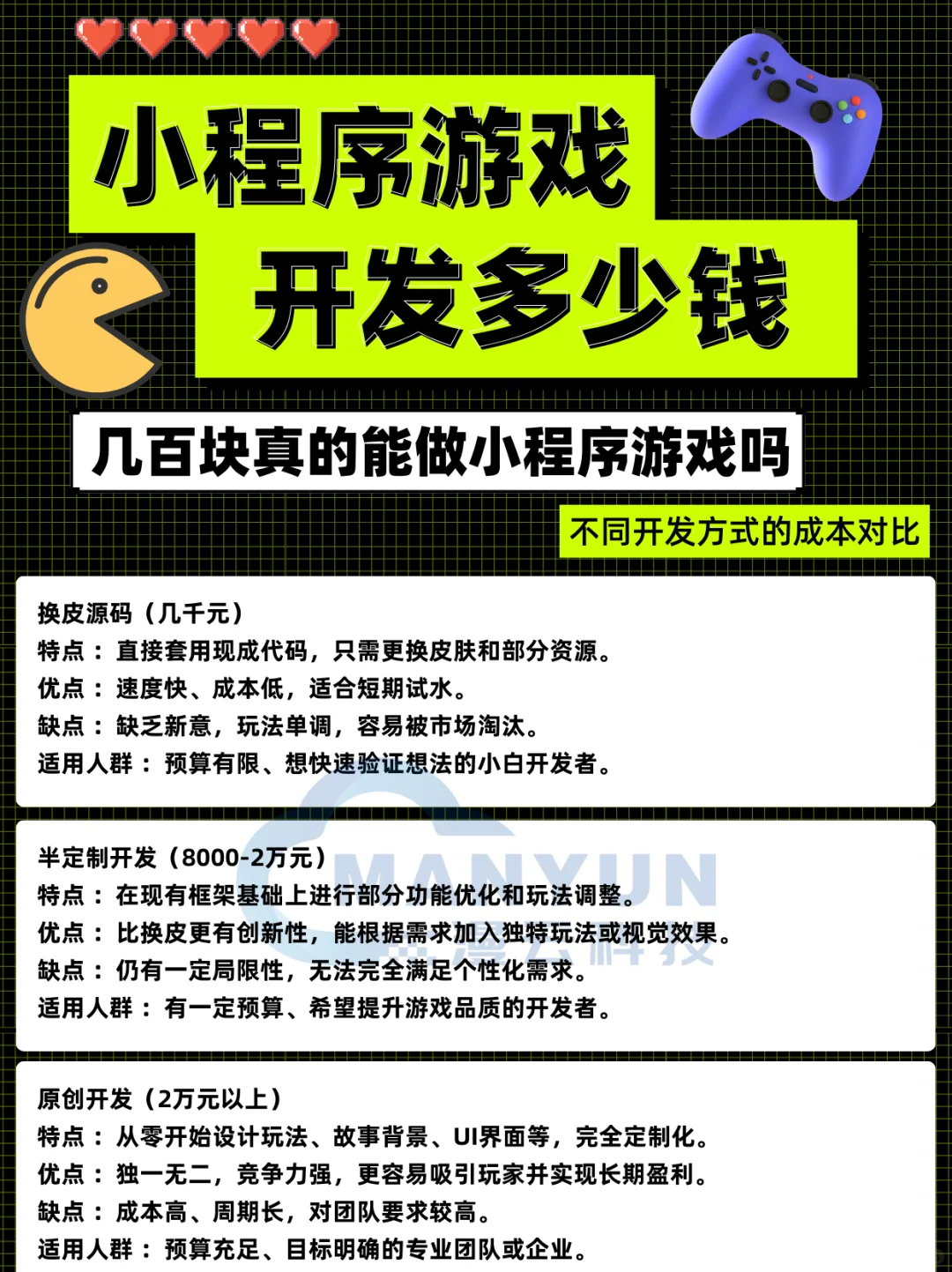开发一款广告收益小程序游戏，几百块够吗❓