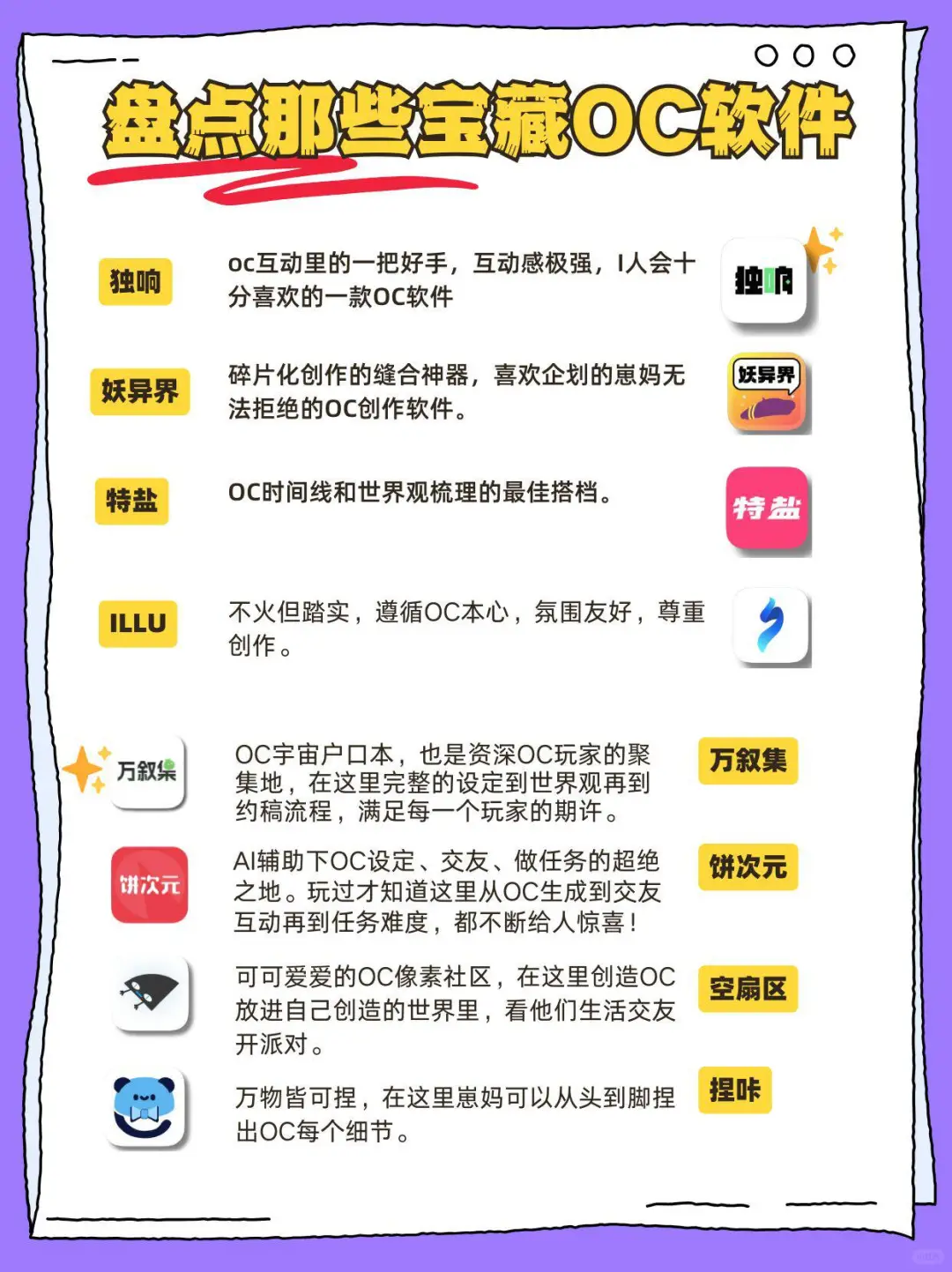 盘点那些OC玩家欲罢不能的宝藏软件