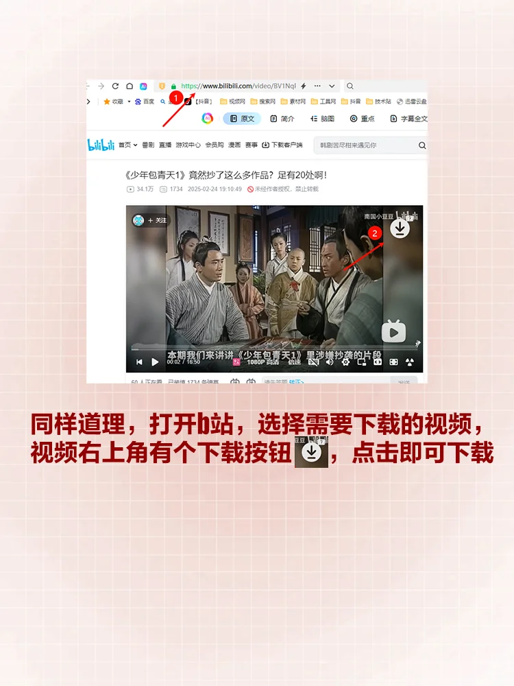 网页多平台视频下载神器，好用啊