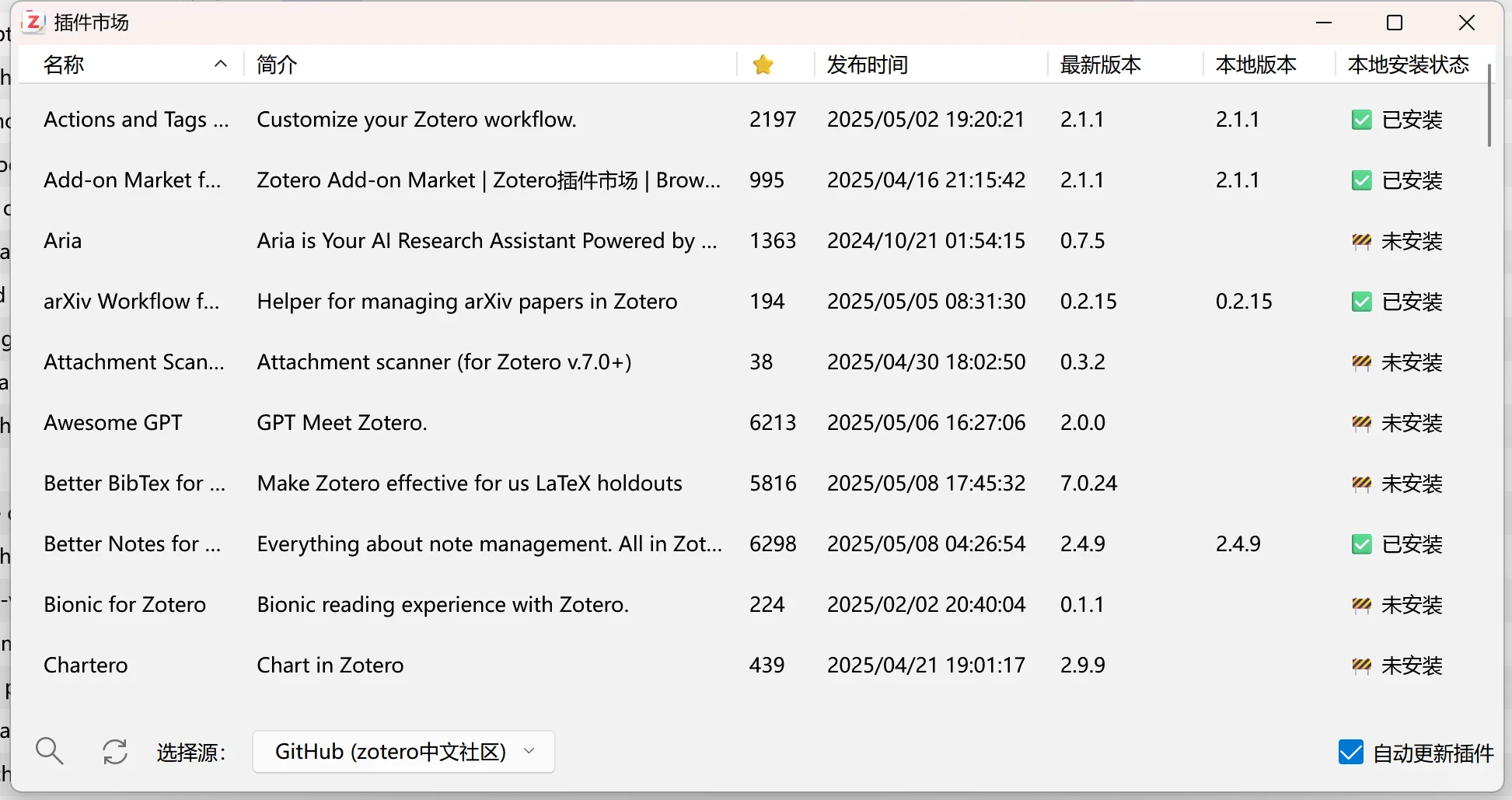 【Zotero小技巧】插件市场在主界面显示！