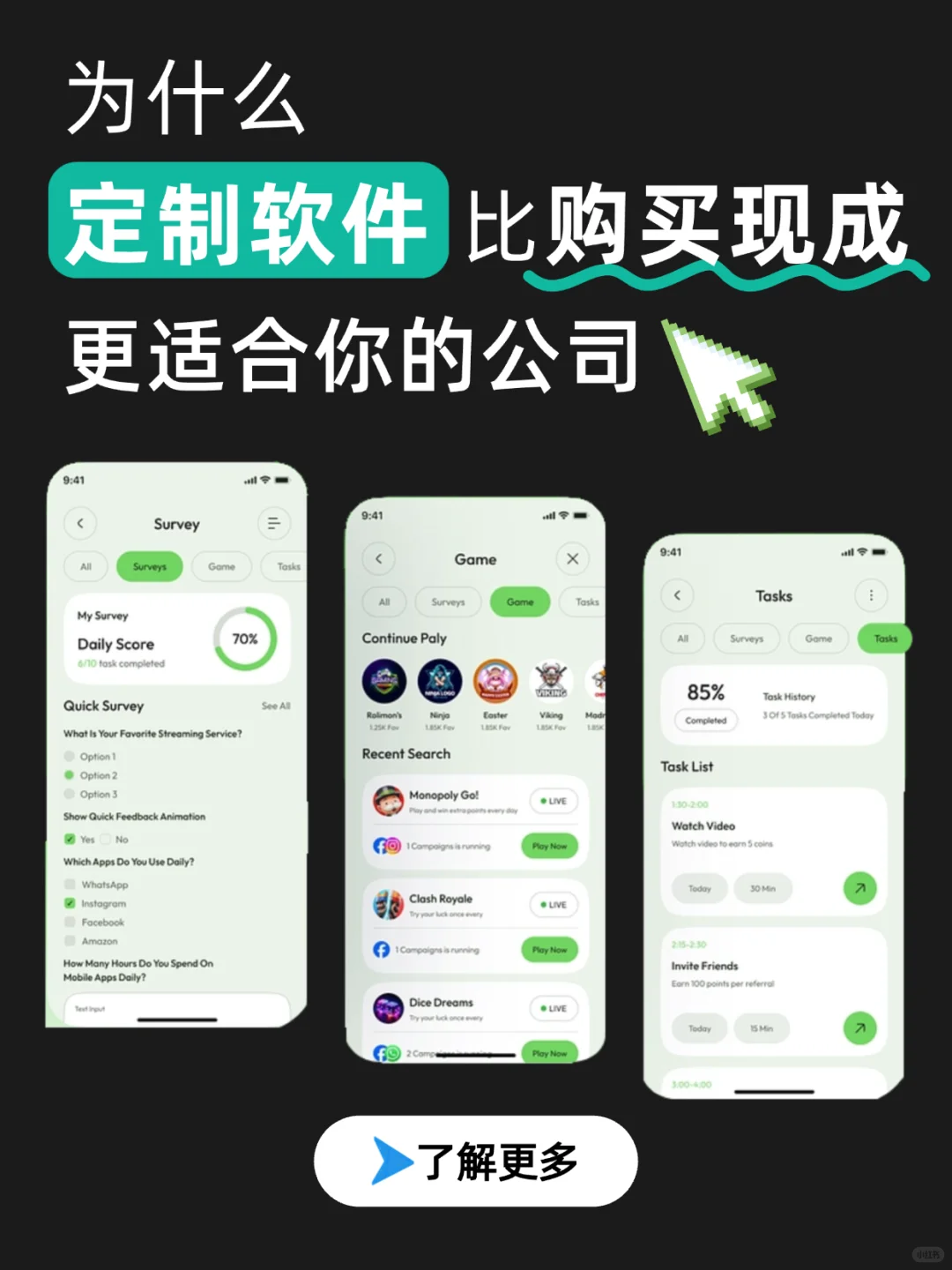 定制软件比现成软件更适合你的公司🚀