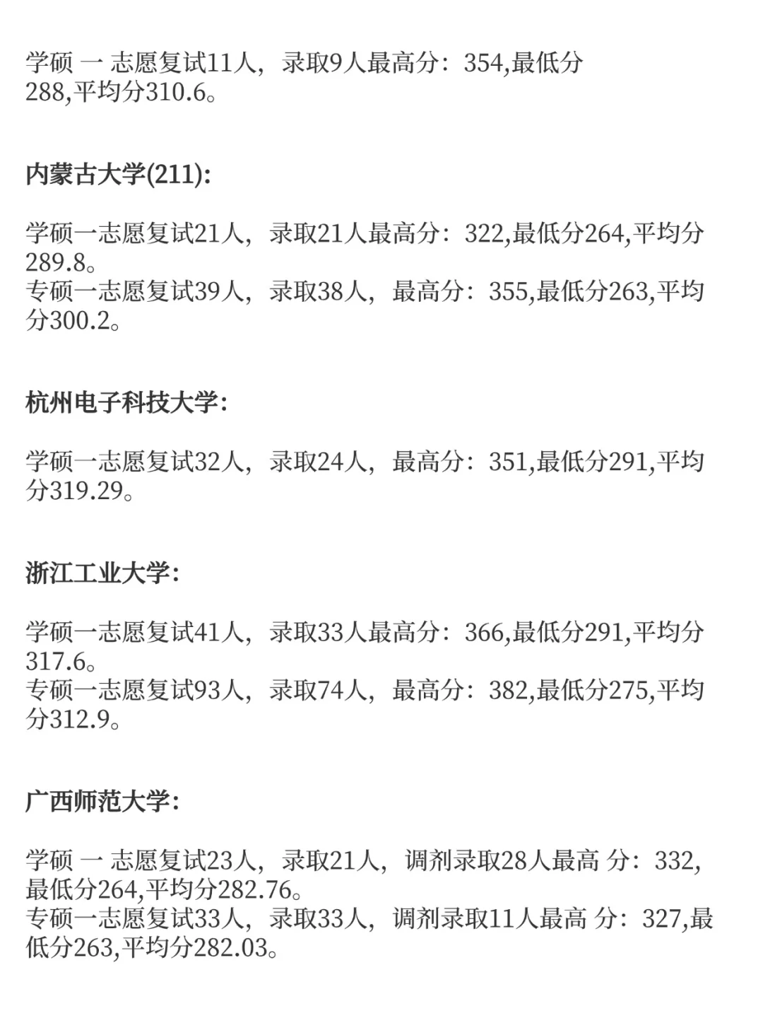 软件工程考研易上岸学校