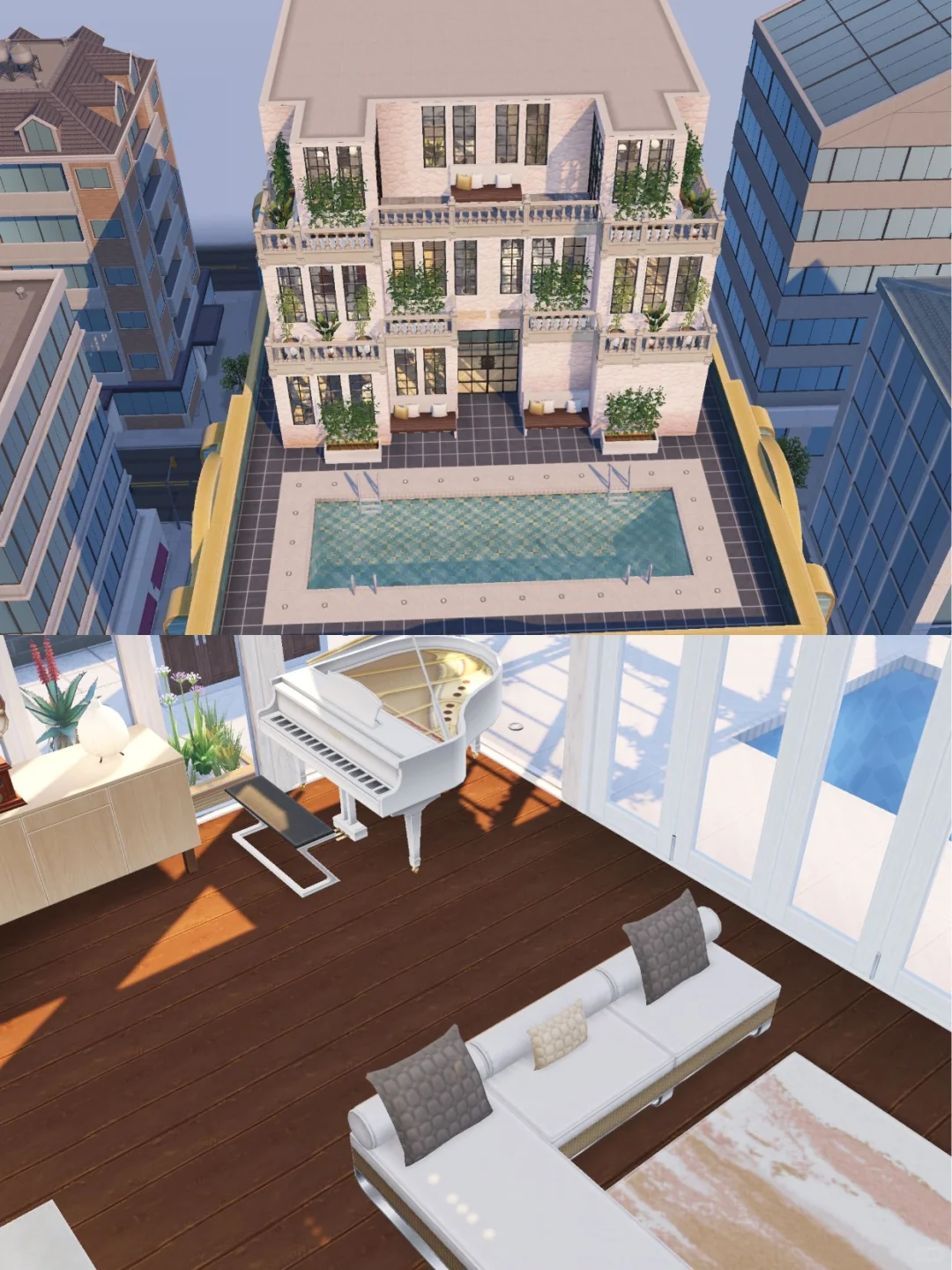 模拟人生4手机版 我的梦中房屋设计风格✨