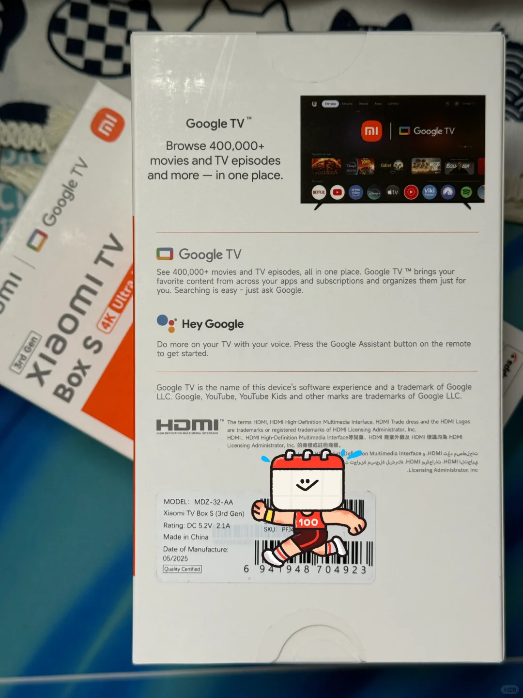 人肉背回来俩盒子XIAOMI TV Box S 三代
