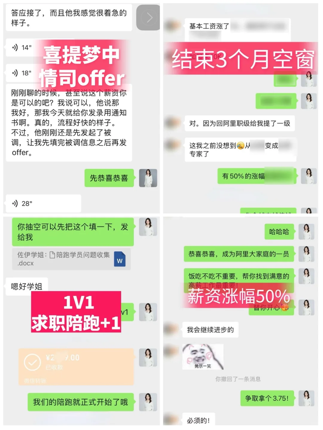 1V1求职陪跑，手把手带你拿offer