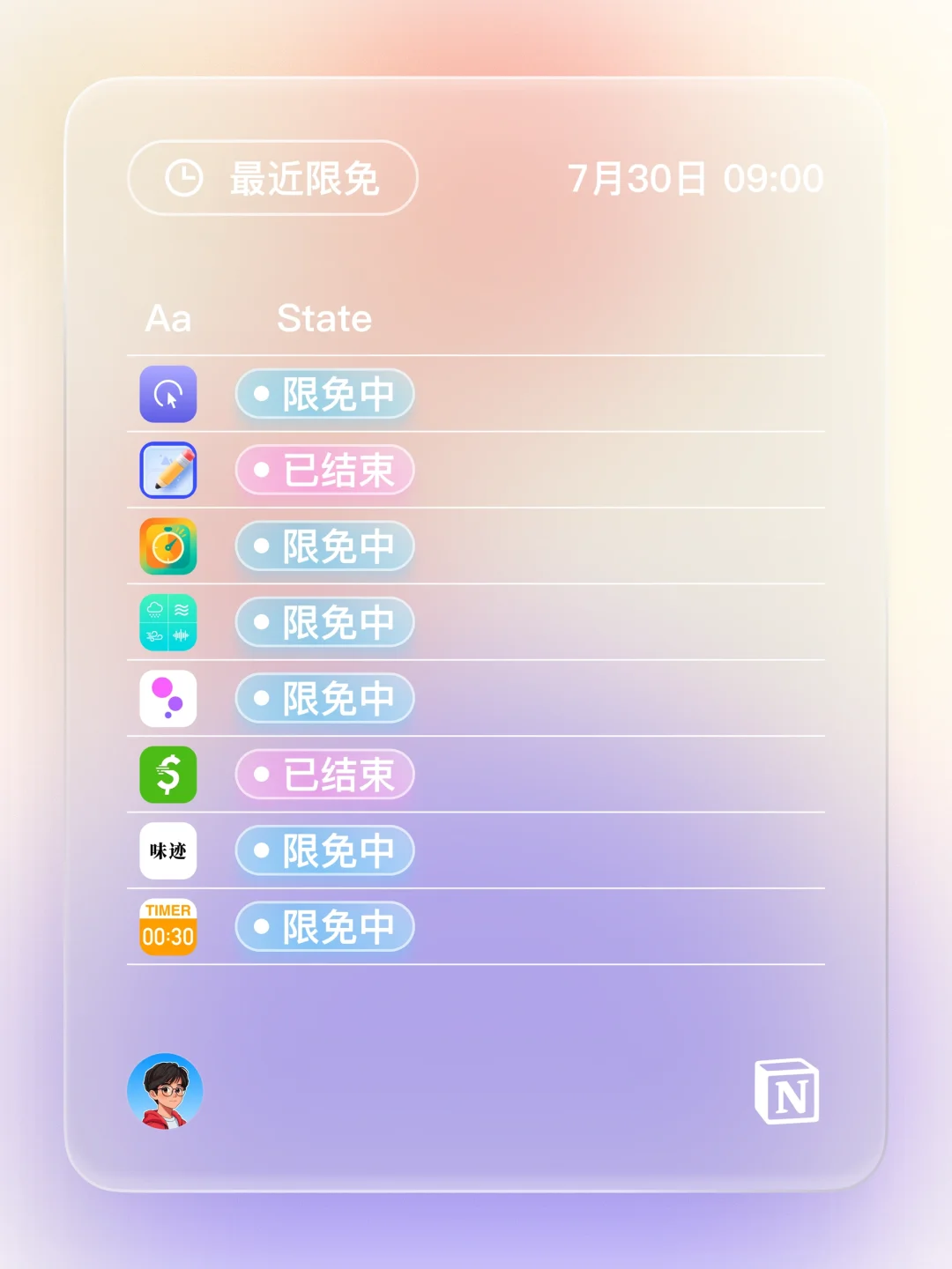 iOS 限免 - 订阅管理器