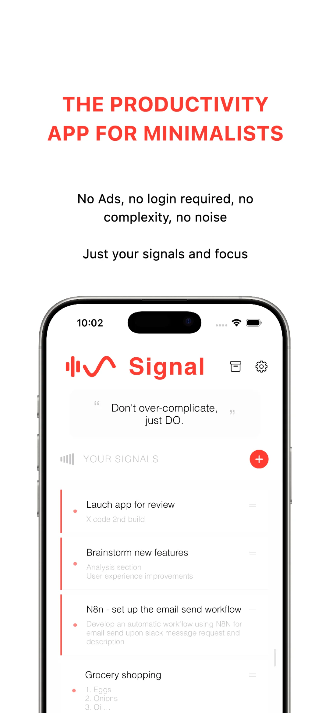 Signal 聚焦-独立开发第一个IOS App上线！