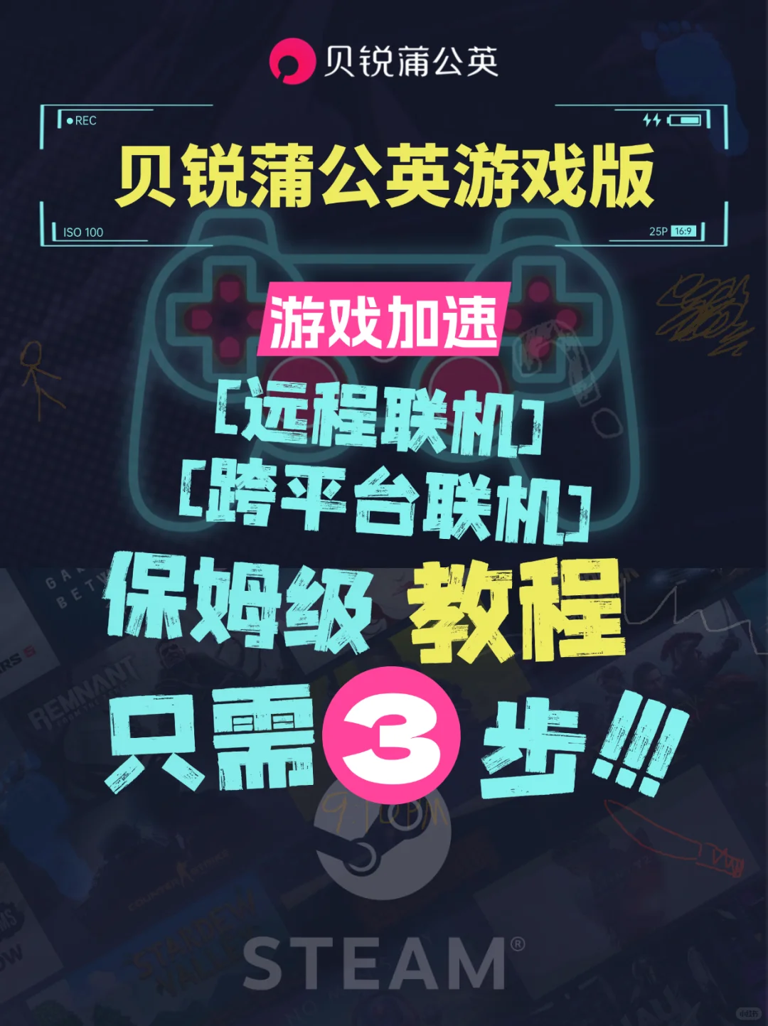 免费的steam游戏加速器，它来了！！！