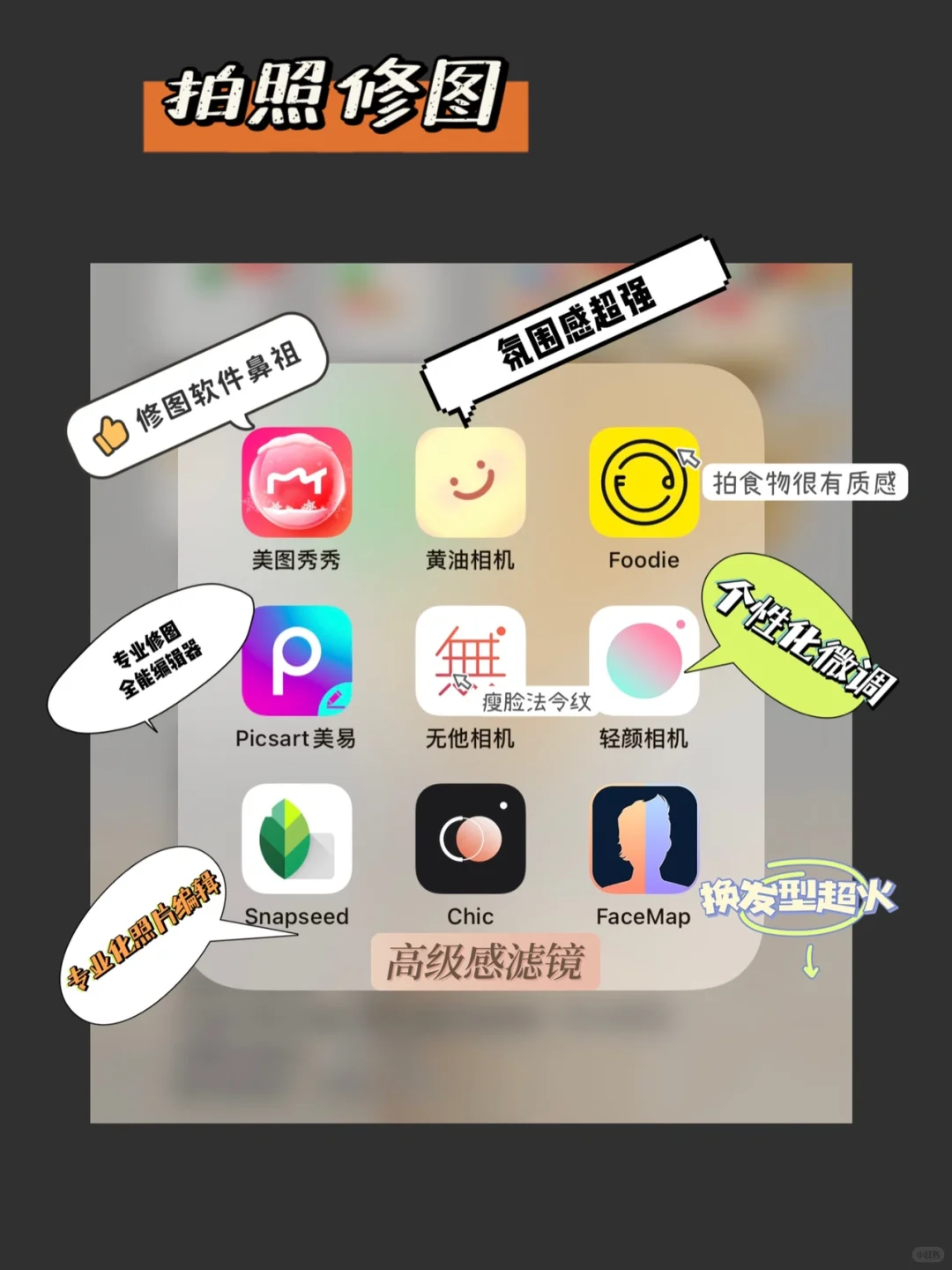 精致女孩手机必备的50个小众实用app👑变美