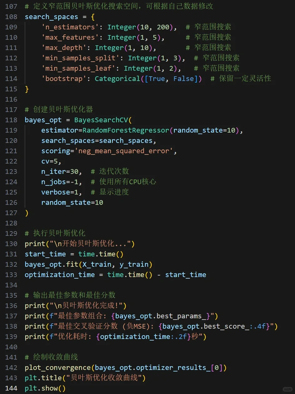 随机森林预测模型相关代码-python版