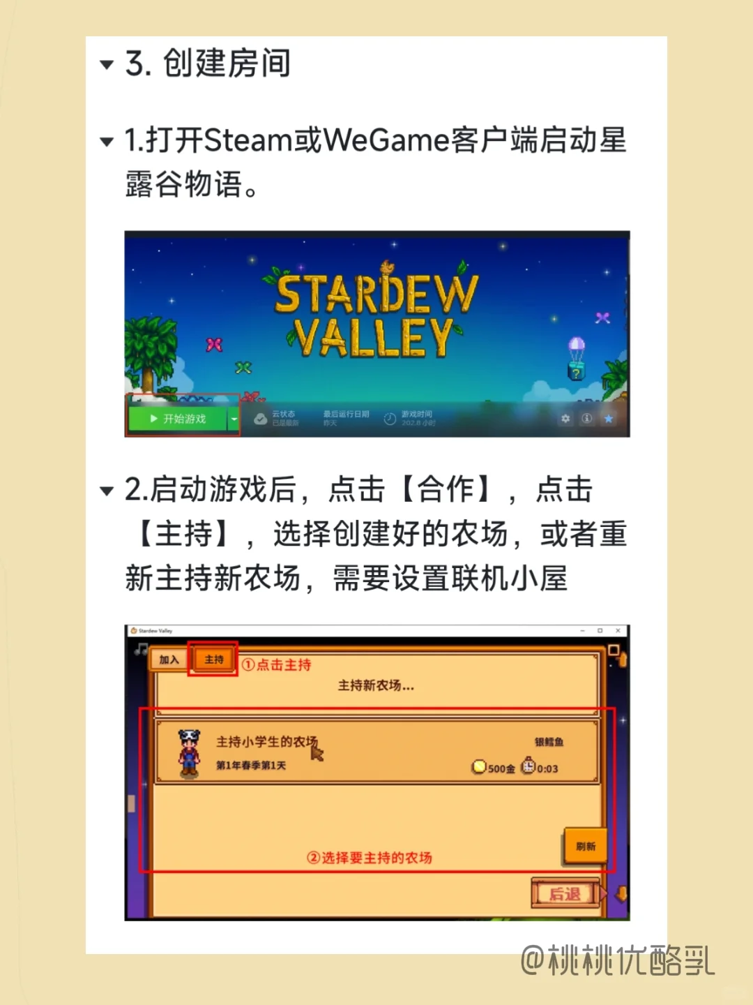 星露谷物语｜联机教程