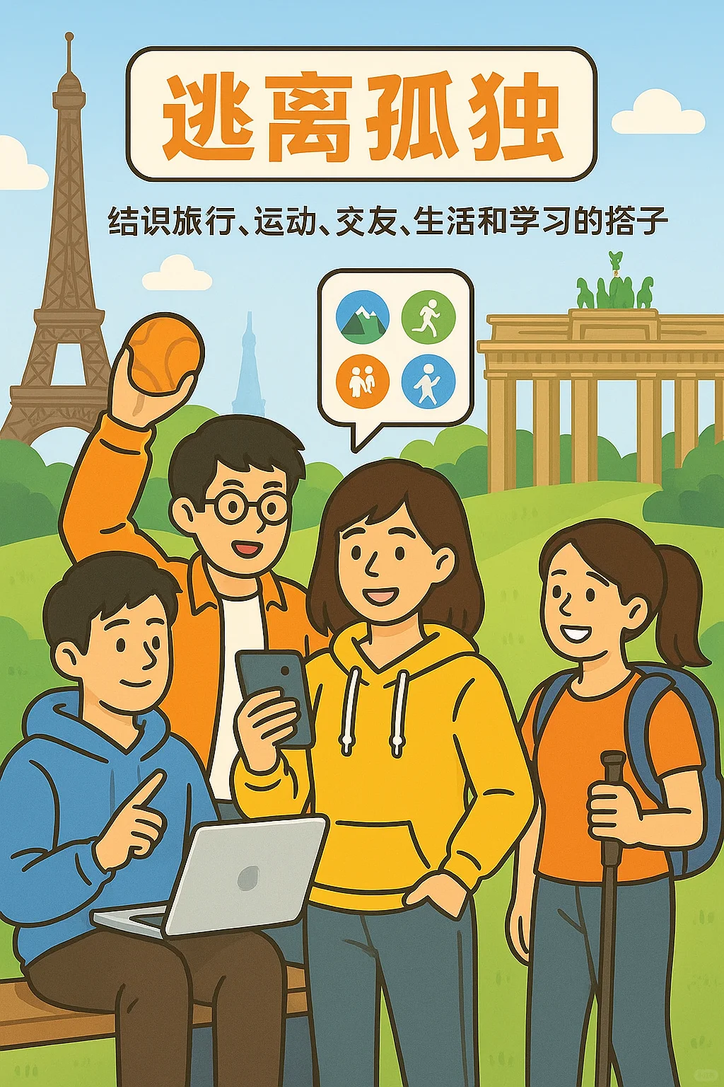 🇩🇪我在德国开发了一款找搭子APP