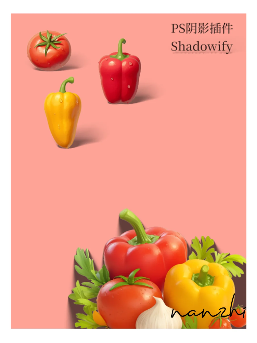 ✨PS插件 | 1秒生成PS阴影！神器Shadowify