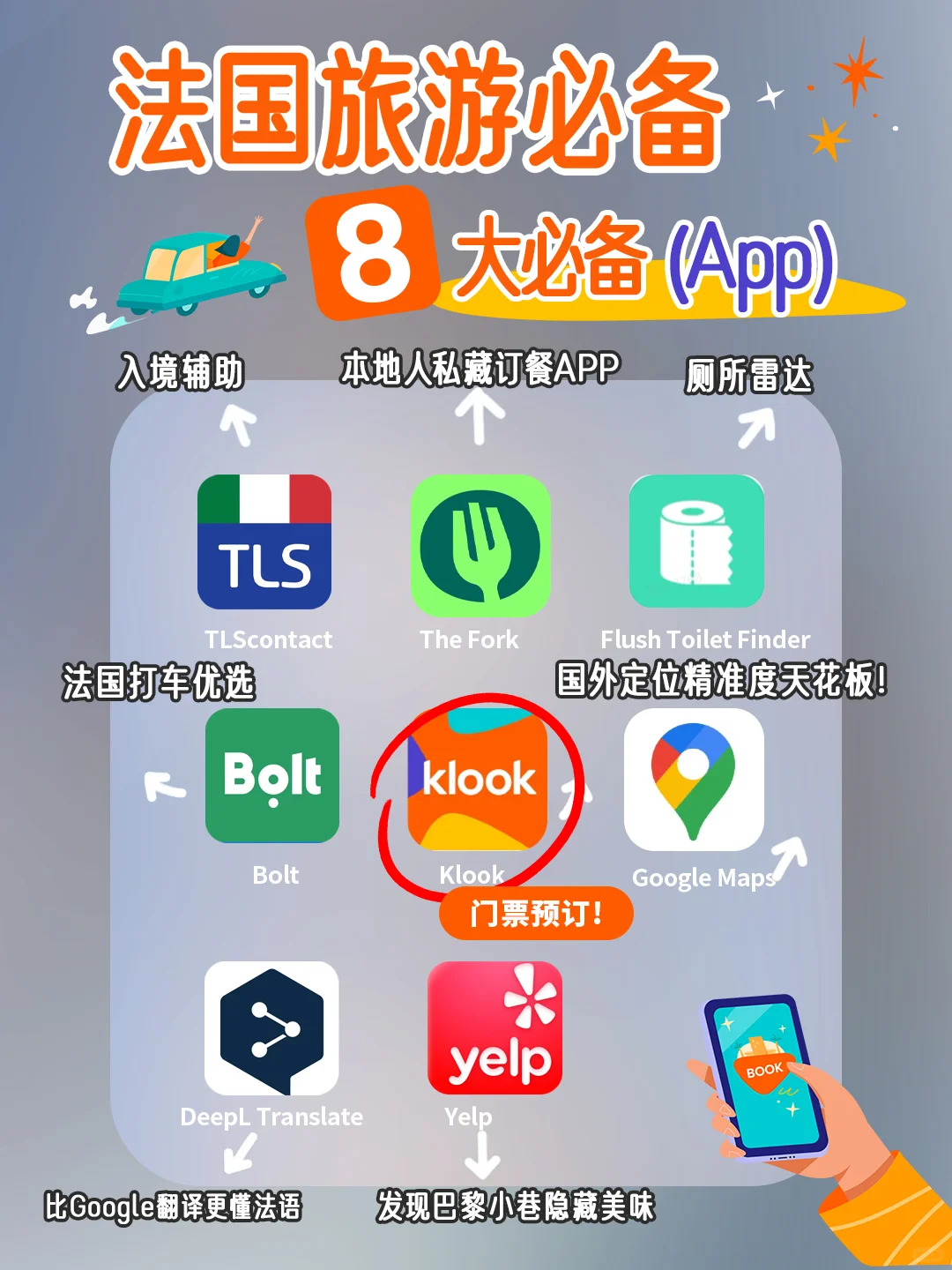 法国自由行必备app！帮你找免费厕所