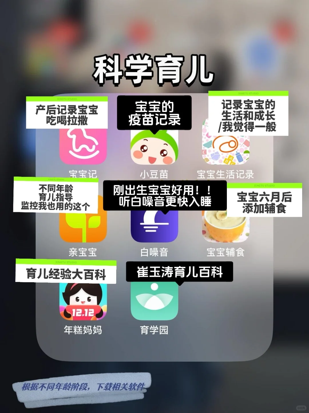 备孕 怀孕 育儿APP 主打方便 好记录