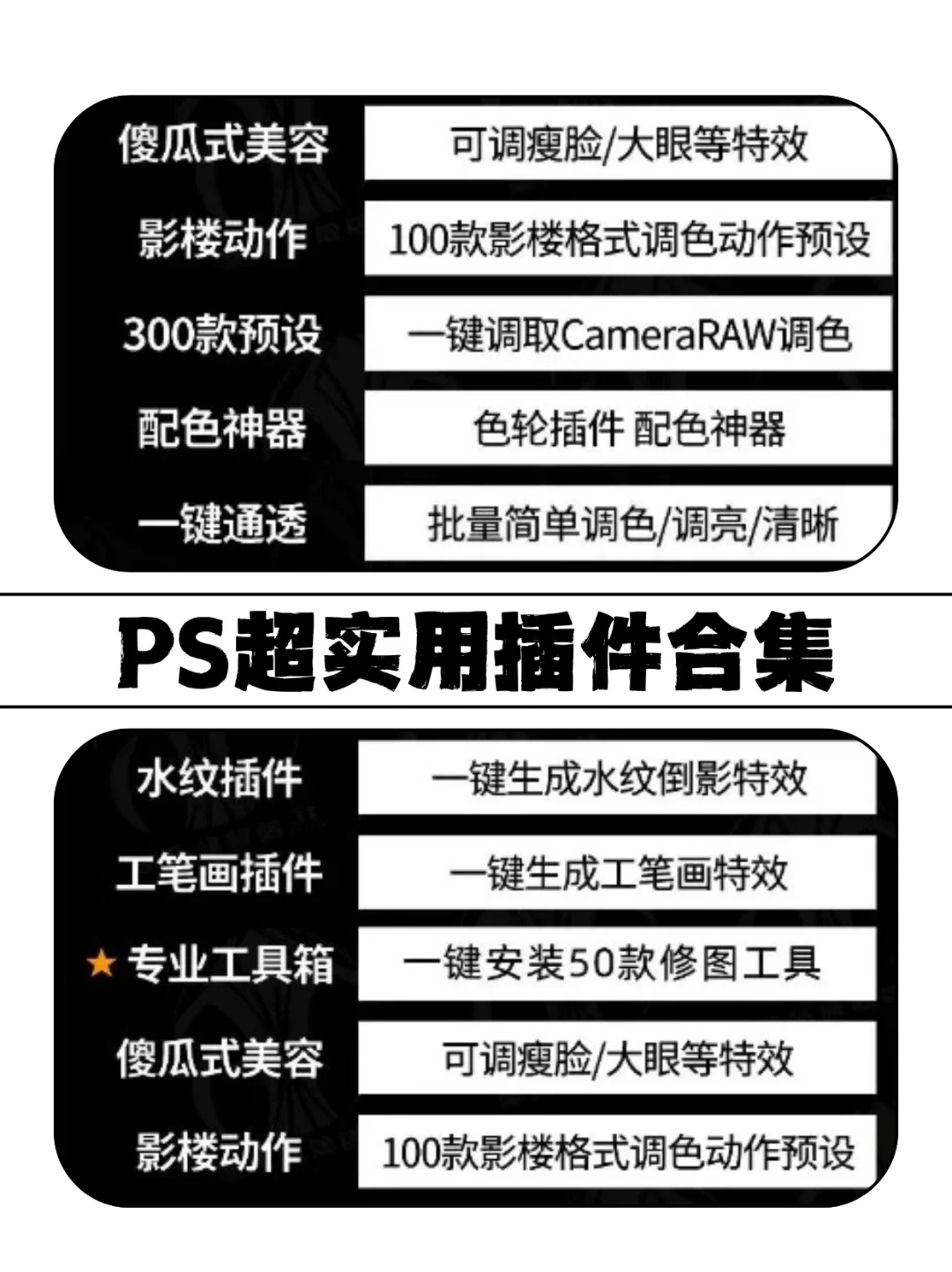设计必备PS插件合集｜2025版PS插件