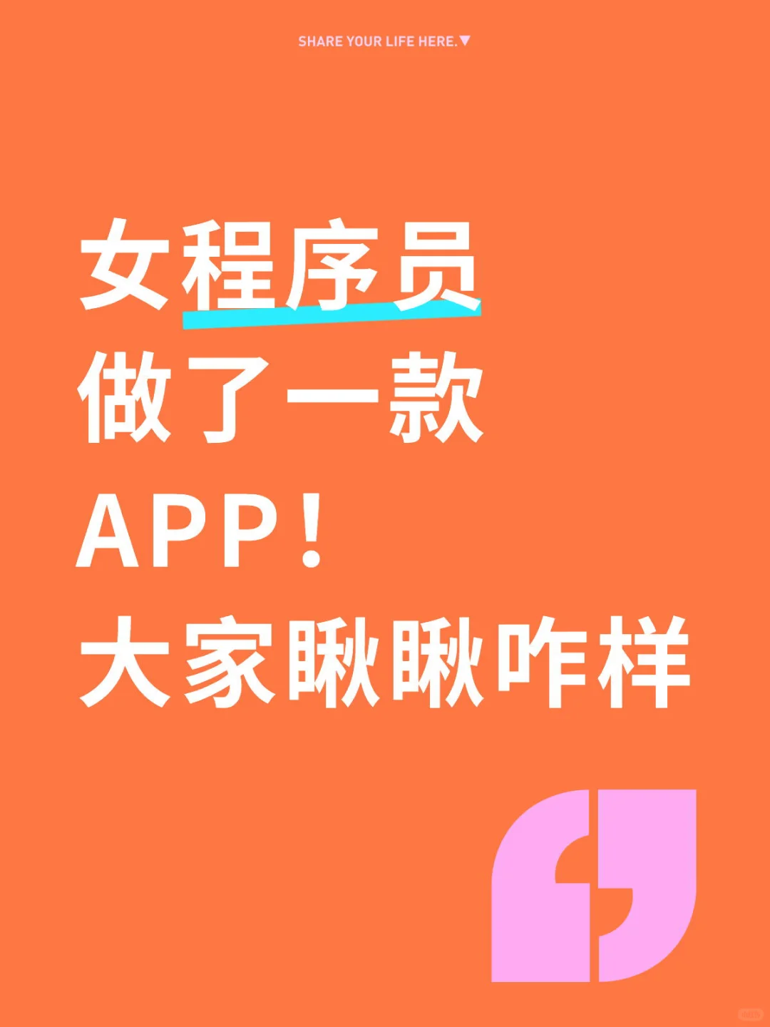 程序员对象开发了一个app