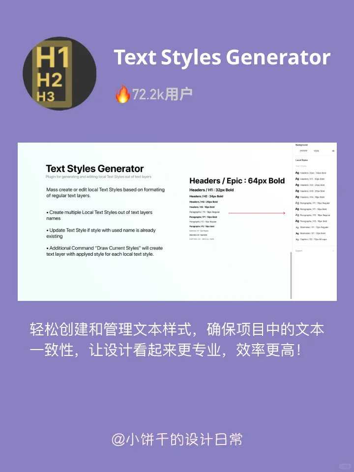 🚀figma必备插件分享第7️⃣弹|文本生成类