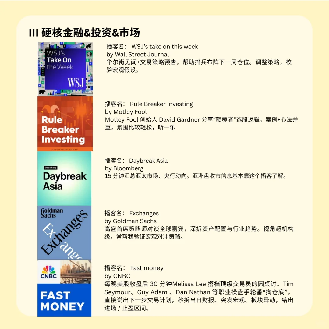 全英播客推荐｜新闻、创业、投资、个人成长