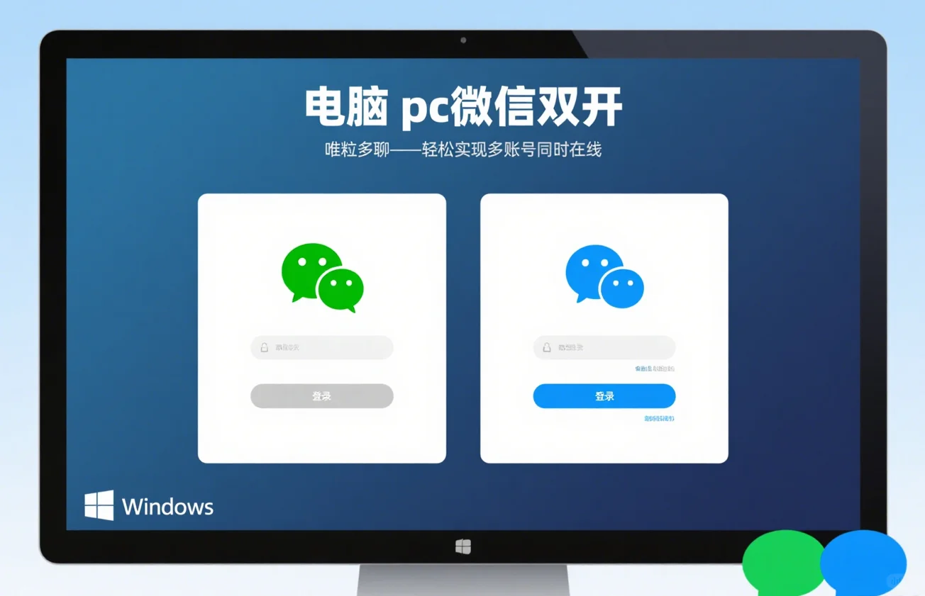 电脑pc微信双开需求大?唯粒多聊轻松满足