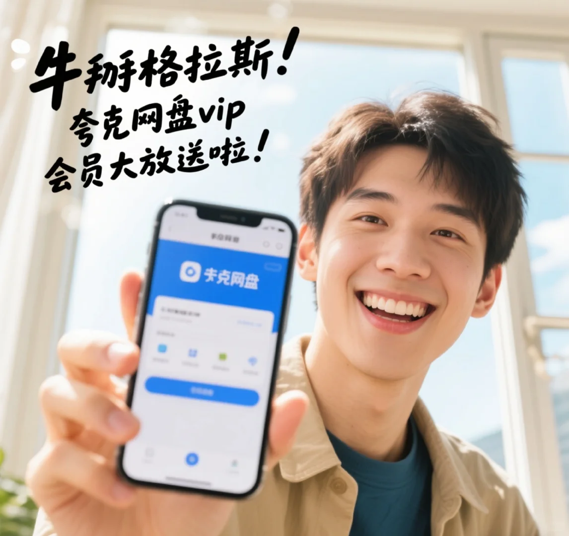 牛掰格拉斯！夸克网盘VIP会员大放送啦！