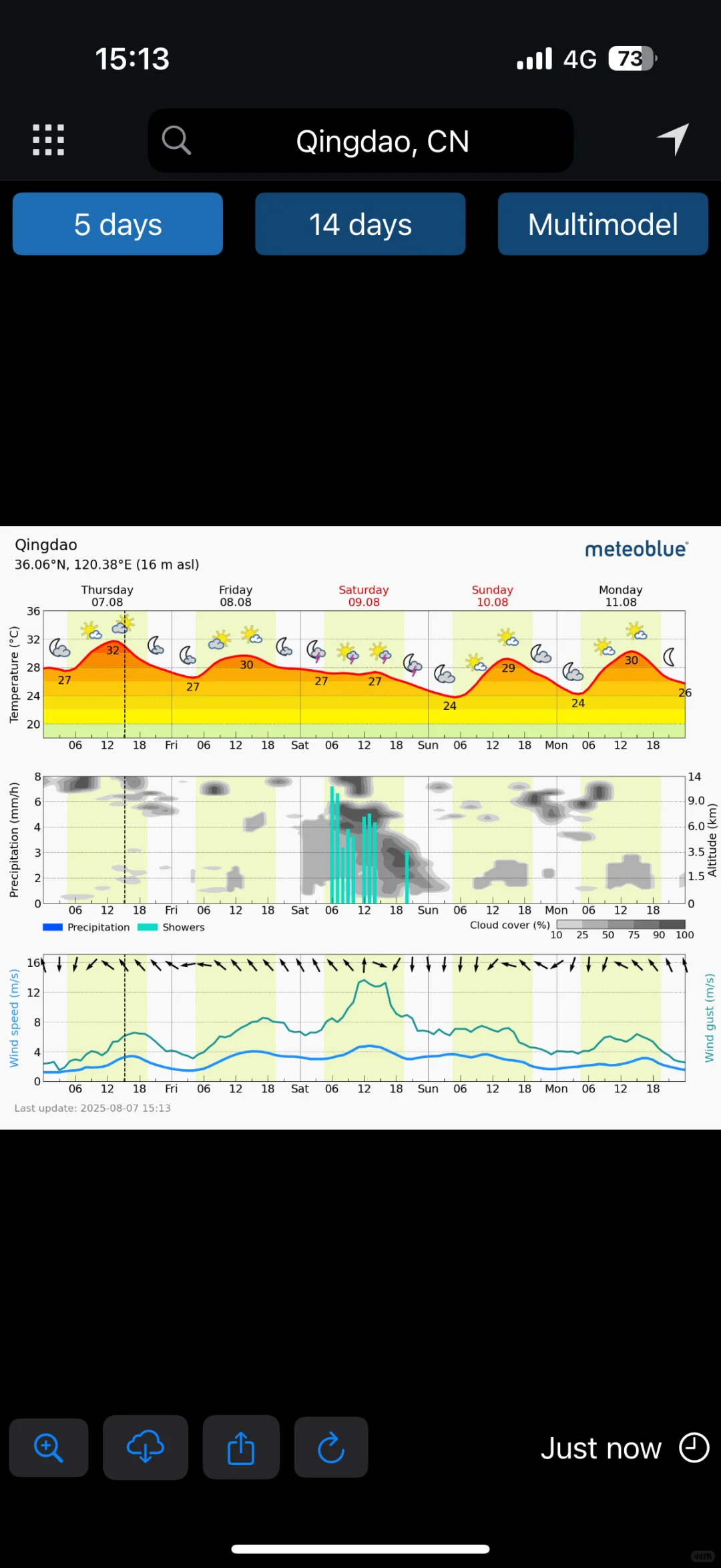 专业气象APP，meteoblue简易使用指南