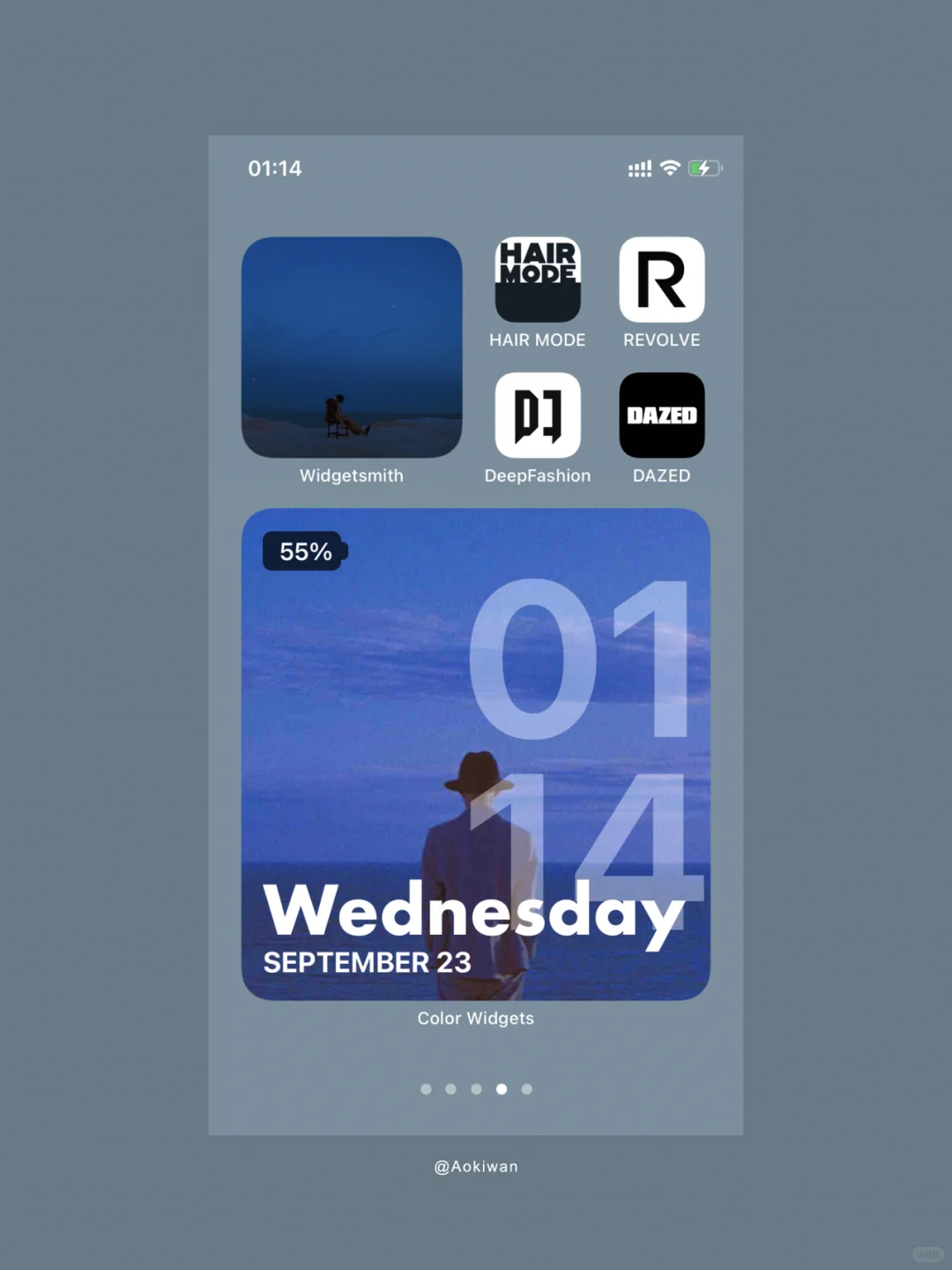ios14桌面整理|高级简约小组件分享&教程