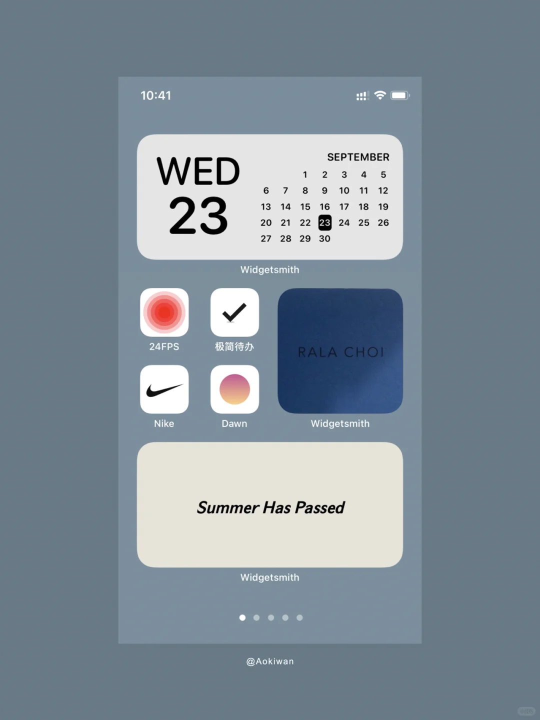 ios14桌面整理|高级简约小组件分享&教程