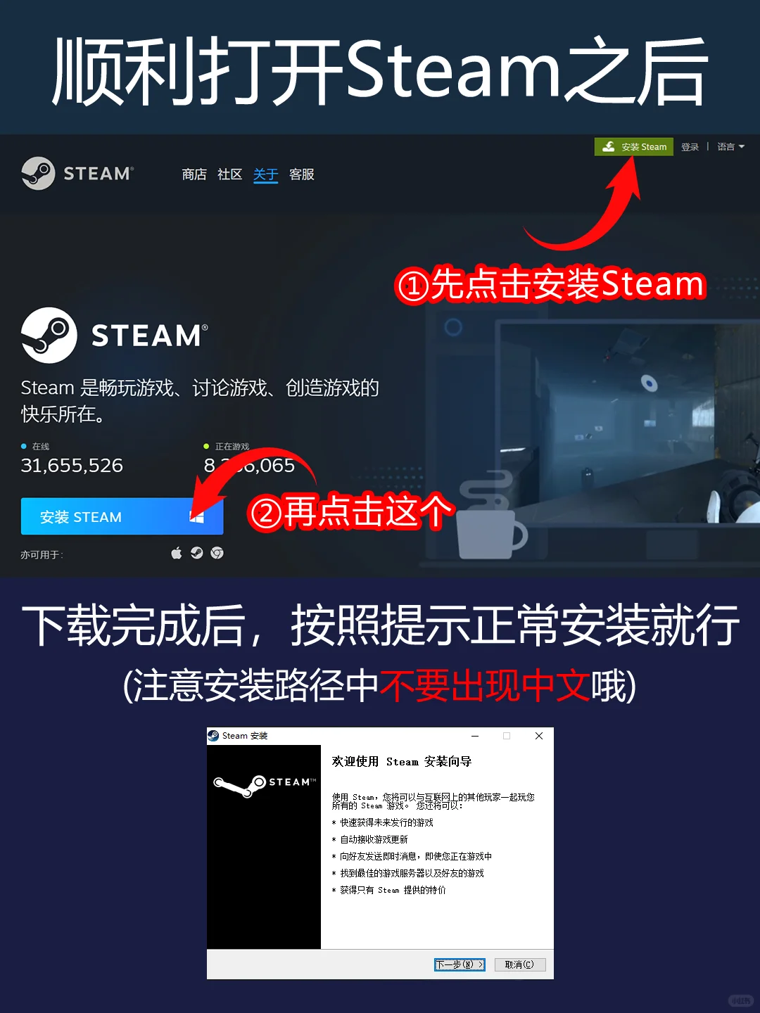 steam如何下载？零基础小白教程！
