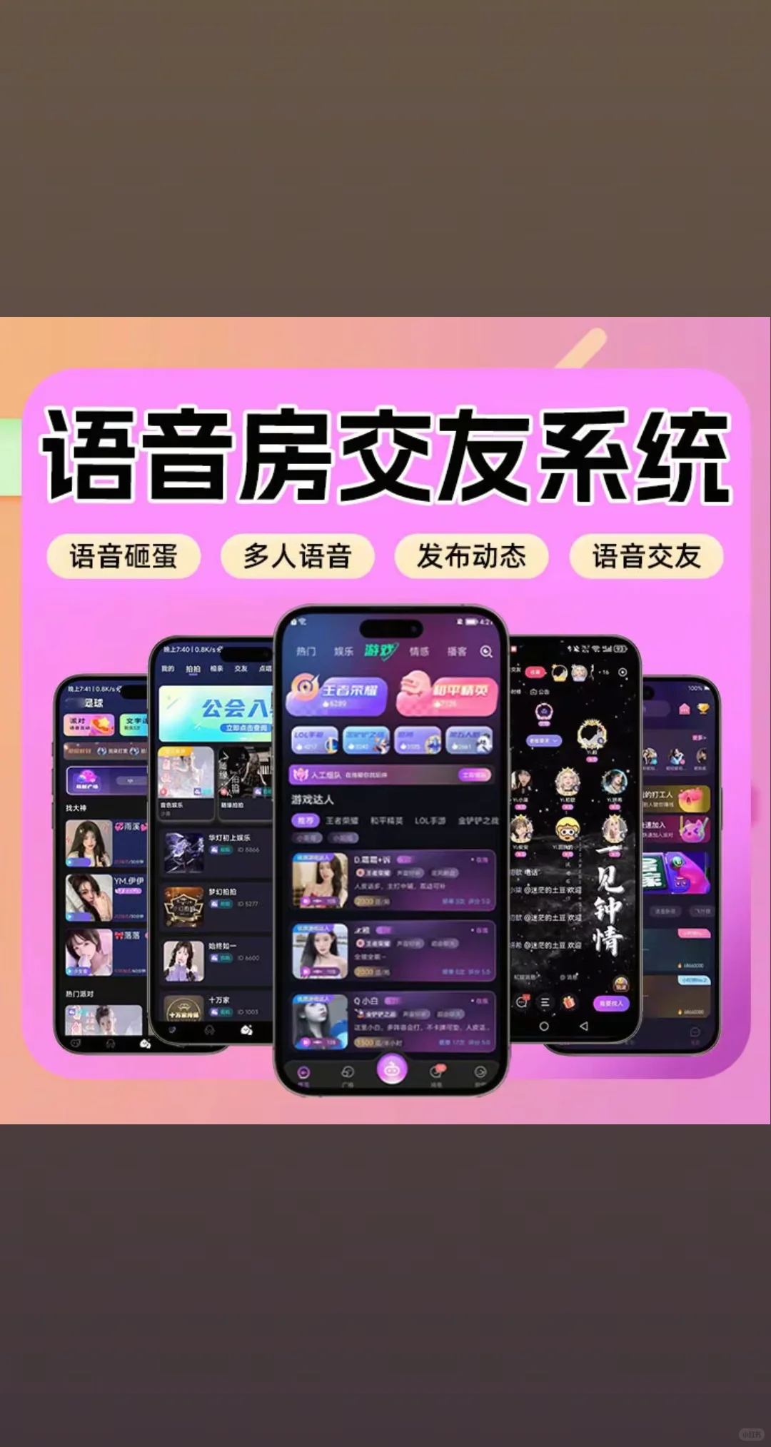 海外一对一交友系统源码音视频直播 app