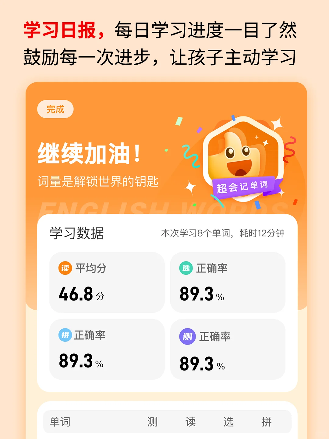 大厂996爸爸的教育突围，适合孩子背单词App