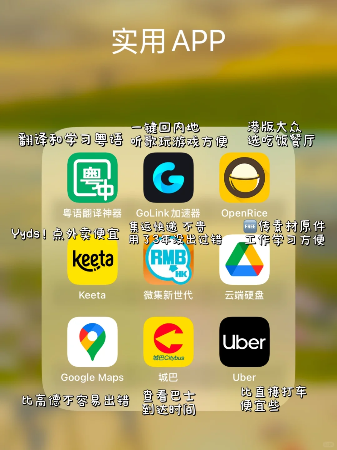 香港留学/生活必备实用APP合集‼️全是干货