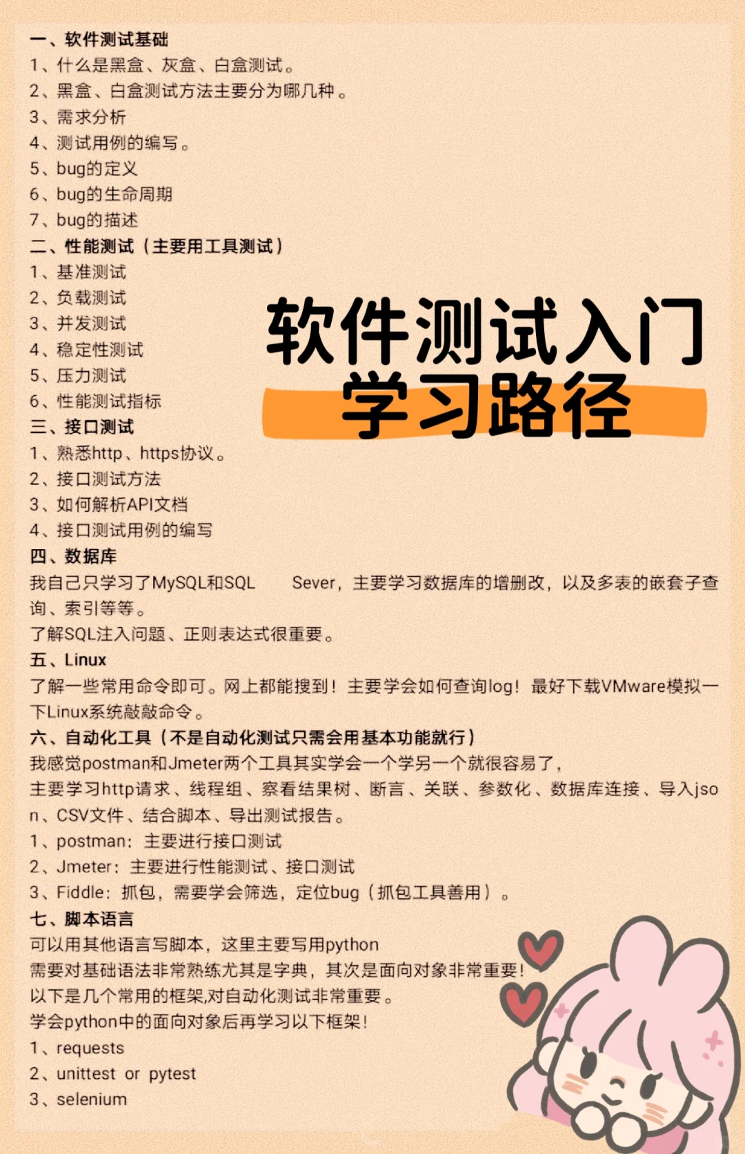 自学软件测试别走错路了...