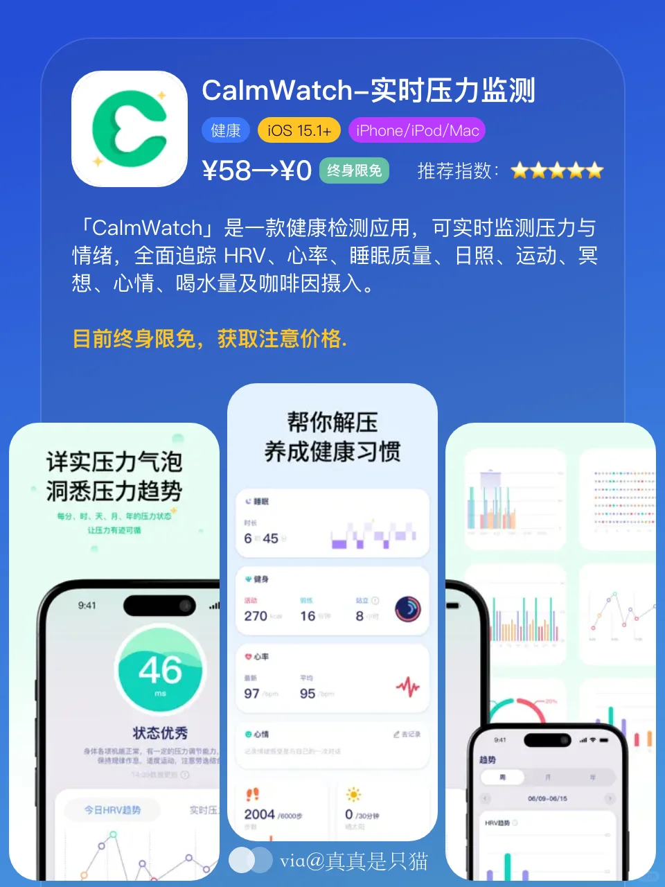 App Store今日限免｜¥515→¥0｜白嫖！